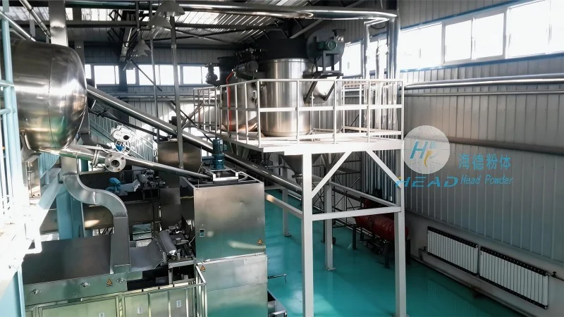 אבקת הידרוקסיד מגנזיום מבטלת להבה, שיטת העברה פנאומטית