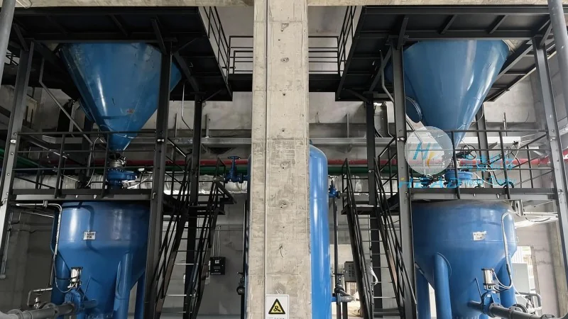 פתרון הובלת פחמן גרעיני פנאומטי פתרון הובלת פחמן גרעיני פנאומטי