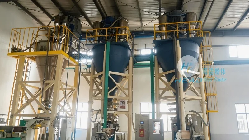 פרויקט של משלוח פנאומטי עם אבקת מינרל ליתיום בבעלות סינגפור
